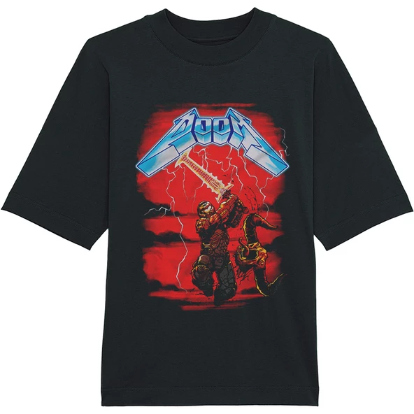 Doom Slayer Doom Guy Unisex Oversize Tişört