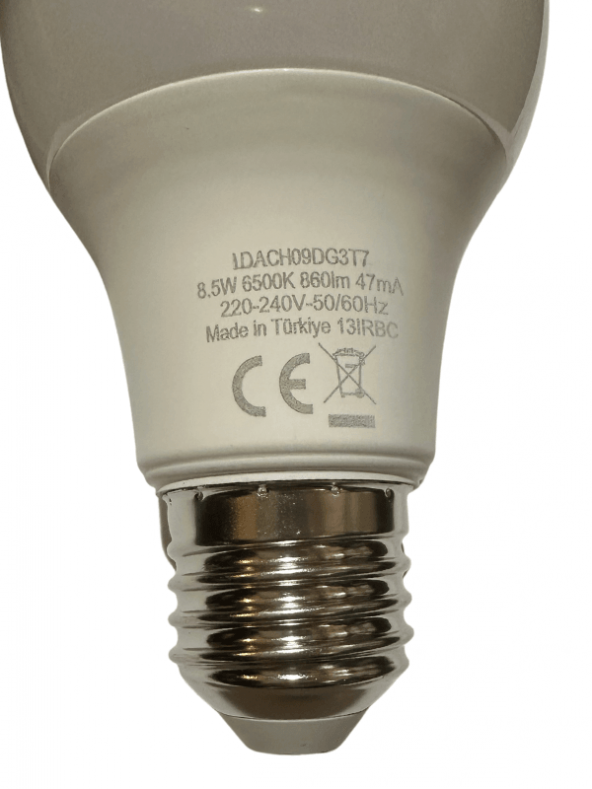 Panasonic 8.5W (60W) 6500K (Beyaz Işık) E27 Duylu Led Ampul (2 Adet) - 5