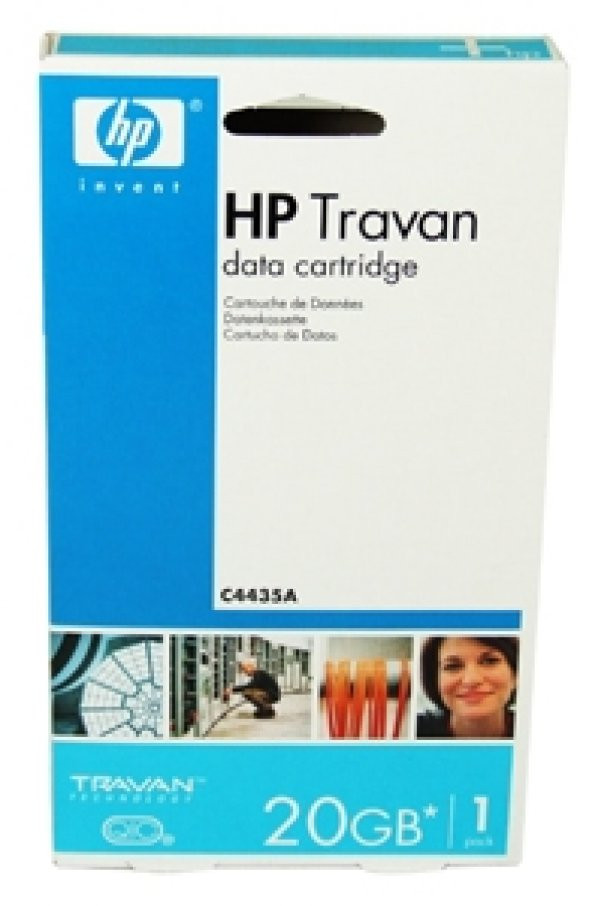 HP C4435A Travan TR5 NS20 10Gb/20Gb 228m, 8mm Data Kartuş