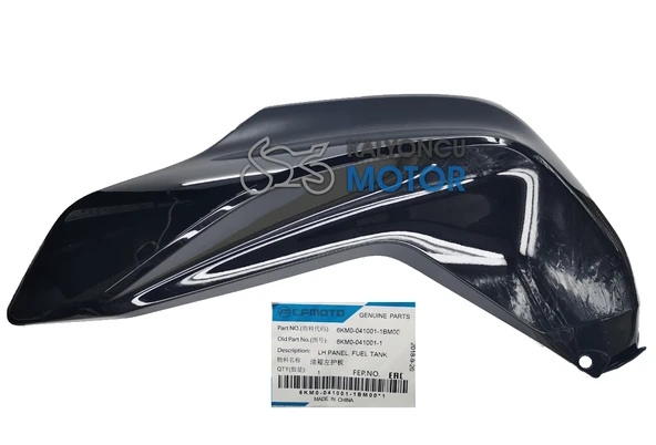 CF Moto NK 250 Benzin Deposu Sol Plastik Kapak Parlak Siyah ürün görseli 1