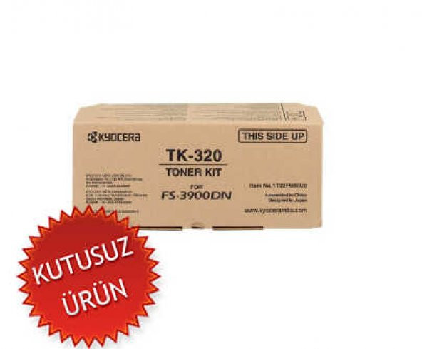 Kyocera TK-320 Siyah Orjinal Toner - FS-3900 / FS-4000