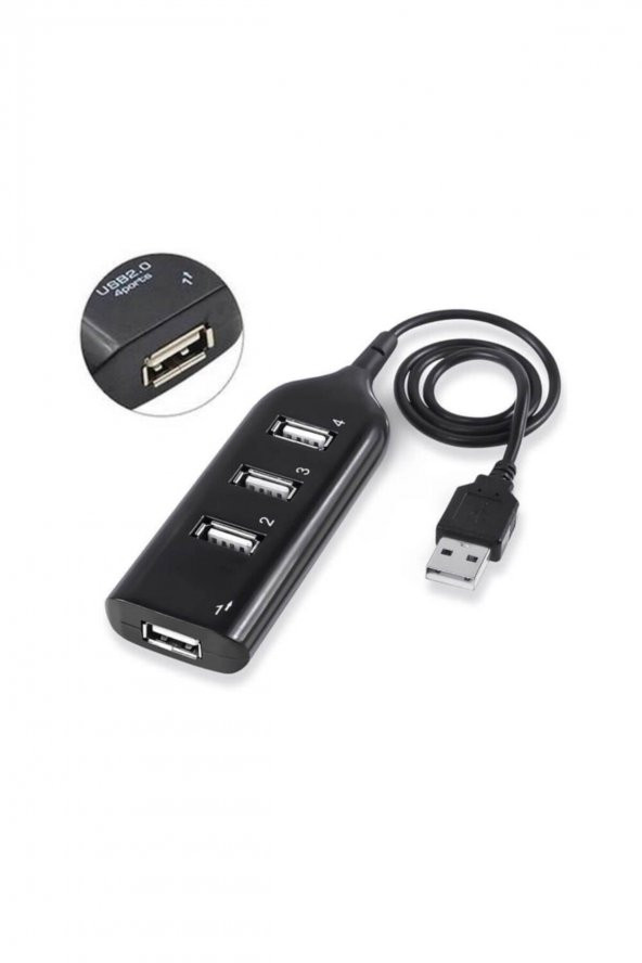 Usb 2.0 Çoğaltıcı 4 Port Çoklayıcı Hub Dişi Çoklayıcı - 2