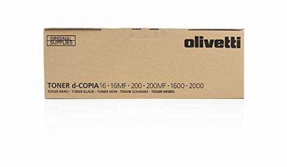 Olivetti B0446 D16 Orjinal Toner - D200 / D1600 / D2000