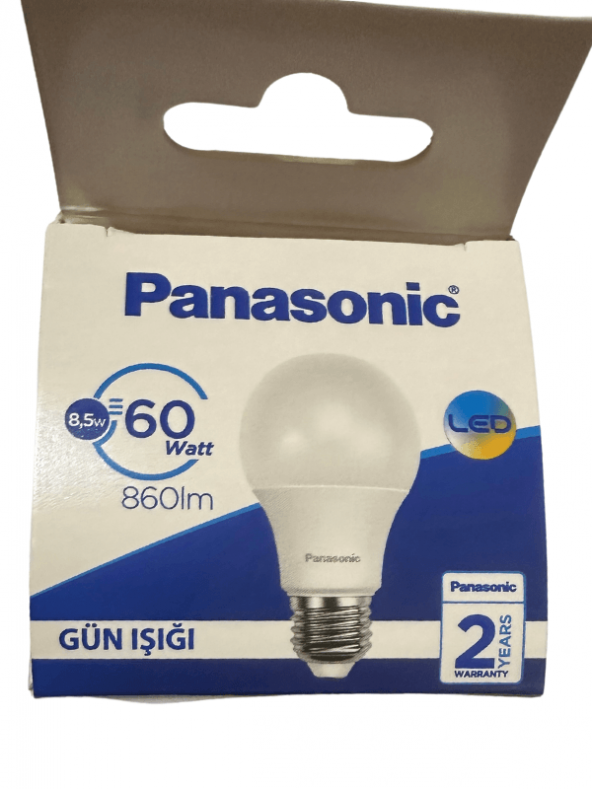 Panasonic 8.5W (60W) 4000K (Gün Işığı) E27 Duylu Led Ampul - 5