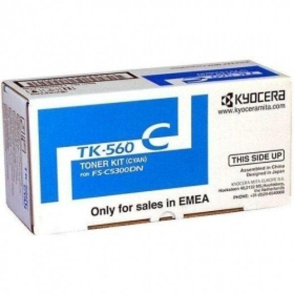 Kyocera TK-560C Mavi Orjinal Toner - FS-C5300 / FS-C5350