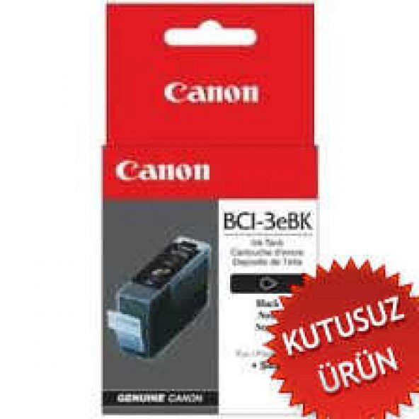 Canon BCI-3eBK (4479A002) Siyah Orjinal Kartuş - BJC-3000