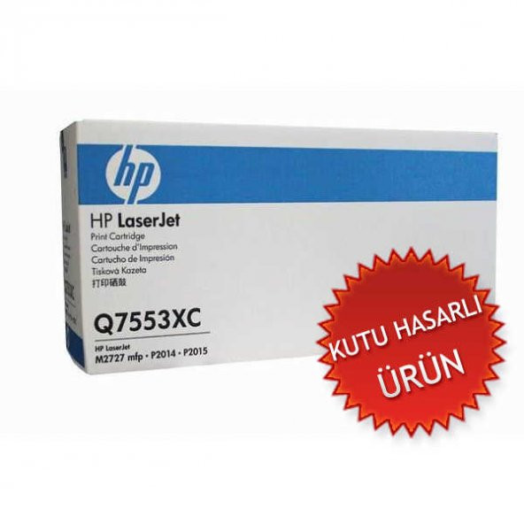 HP Q7553XC (53X) Siyah Orjinal Toner - LaserJet P2014