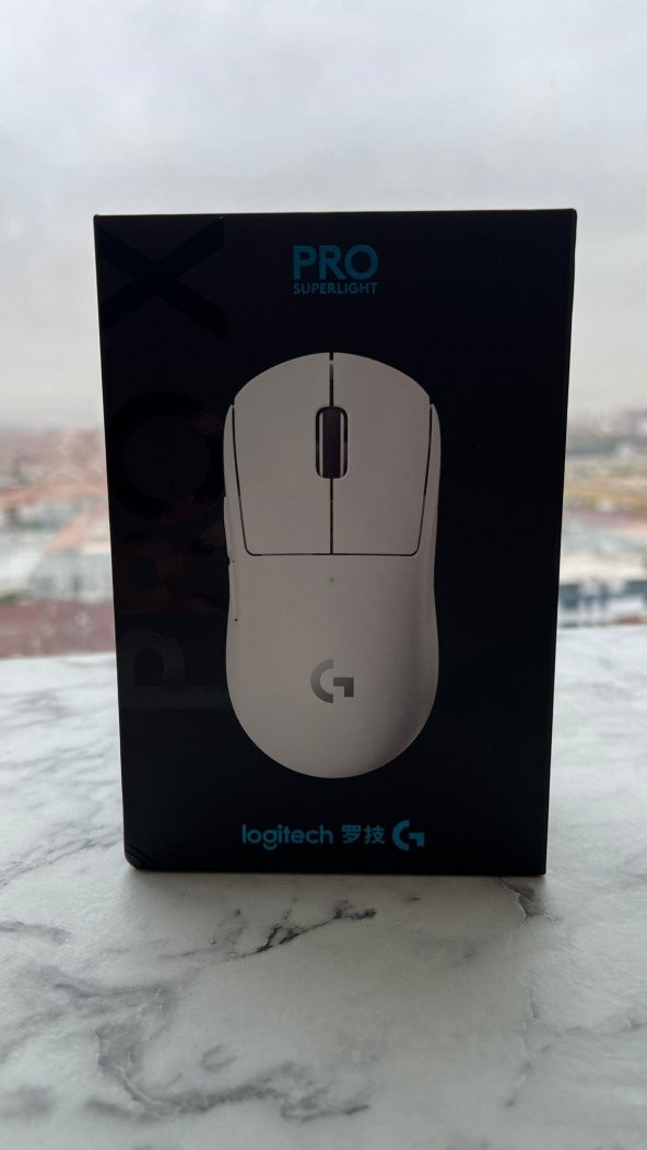 Logitech G PRO X SUPERLIGHT Ultra Hafif HERO 25.600 DPI 400 IPS LIGHTSPEED Kablosuz Oyuncu Mouse - Beyaz (Outlet) - 2