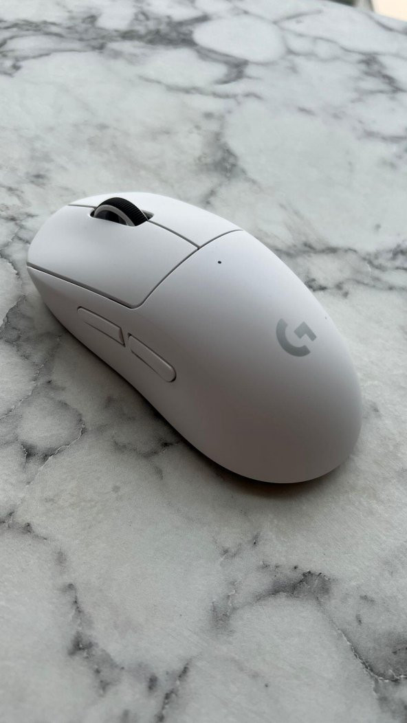 Logitech G PRO X SUPERLIGHT Ultra Hafif HERO 25.600 DPI 400 IPS LIGHTSPEED Kablosuz Oyuncu Mouse - Beyaz (Outlet) - 3