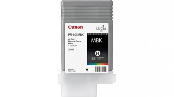 Canon PFI-103MBK Mat Siyah Orjinal Kartuş - iPF5100 / iPF6100