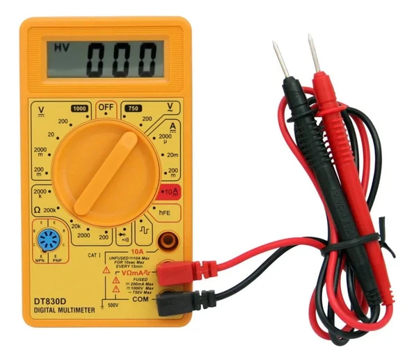 SpeedUF Dijital Avometre Multimetre Ölçü Aleti Akım Volt Amper - 1