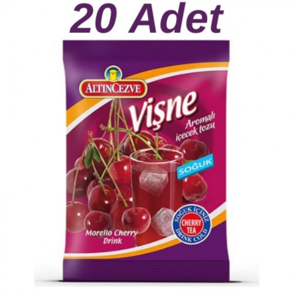 ALTINCEZVE VİŞNE AROMALI İÇECEK TOZU 450 GR