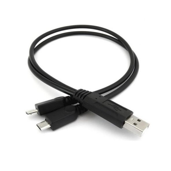 Micro Usb Y Kablo Data Power Çevirici Dönüştürücü Çoklayıcı Kablo - 2