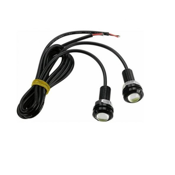 Turuncu Kartal Gözü Led 12V 2 Adet - Gündüz Farı Ayna Altı Led - 2