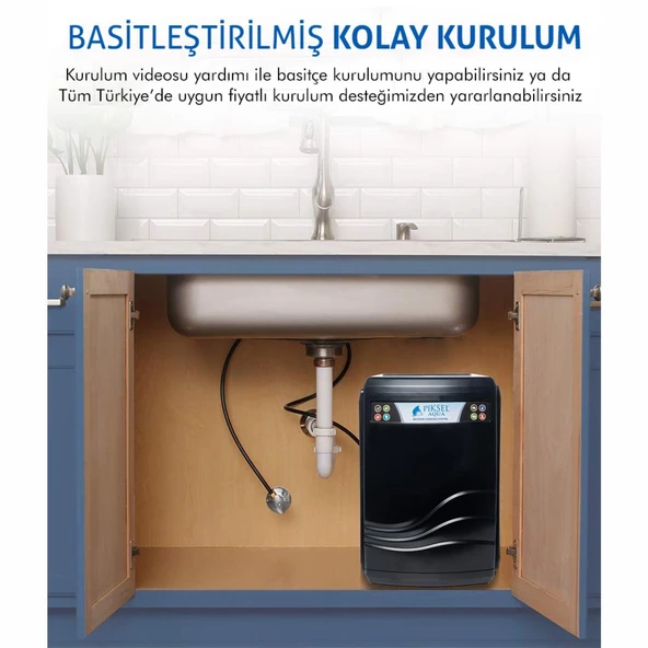 Piksel Aqua 10 Aşamalı Çelik Tanklı Su Arıtma Cihazı - 2
