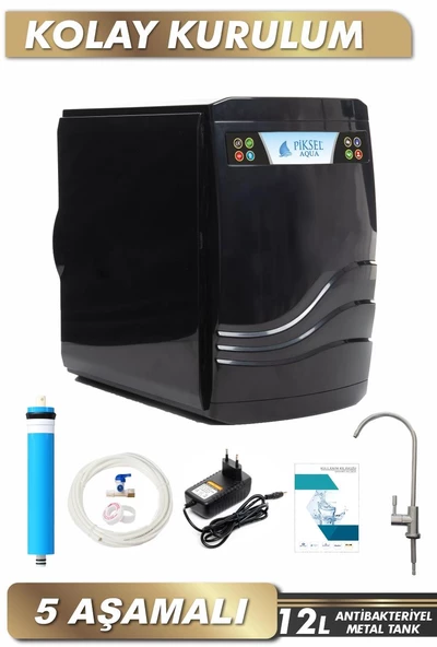 Piksel Aqua 5 Aşamalı Pompalı EVA Membranlı Su Arıtma Cihazı