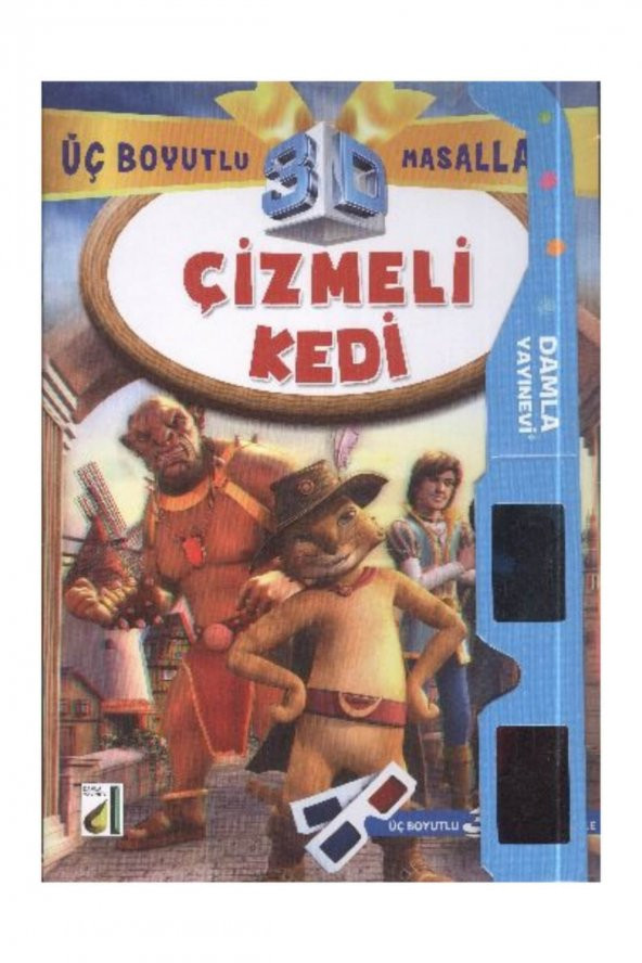 DAMLA ÇİZMELİ KEDİ 3D