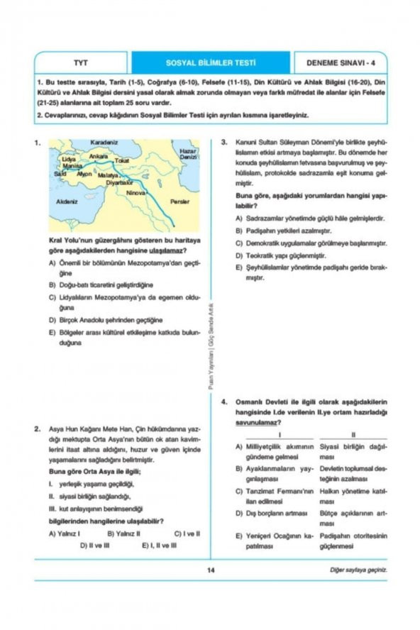 PUAN TYT 7 DENEME YENİ NESİL - 6