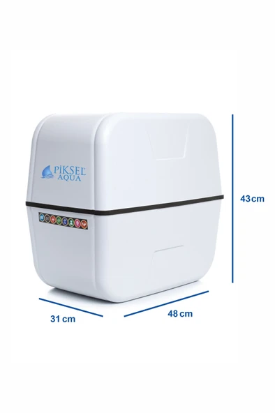 Piksel Aqua 12 Aşamalı Master Membranlı Alkali Mineralli Su Arıtma Cihazı - Resim 2