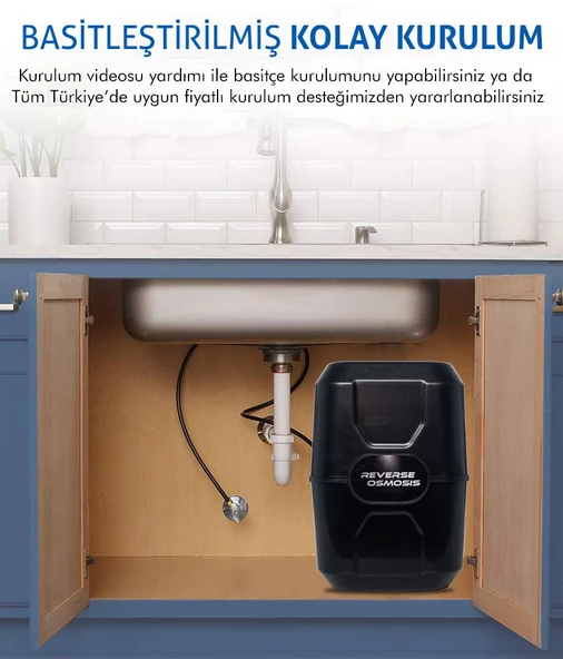 Piksel Aqua 14 Aşamalı EVA Membranlı Multimineralli Su Arıtma Cihazı - Resim 5