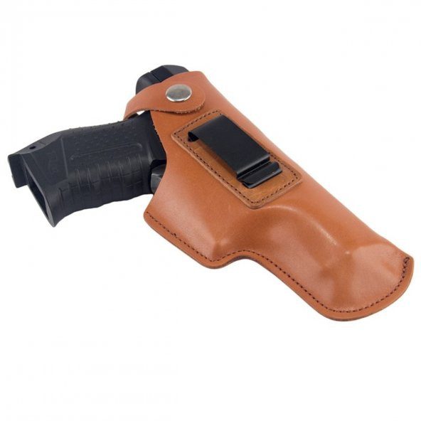 Browning Deri Tabanca İç Kılıfı Yumuşak Deri Taba - 5