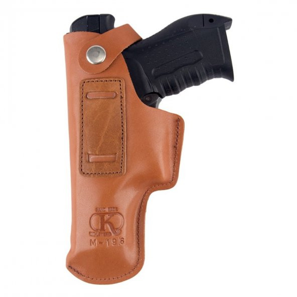 Browning Deri Tabanca İç Kılıfı Yumuşak Deri Taba - 6