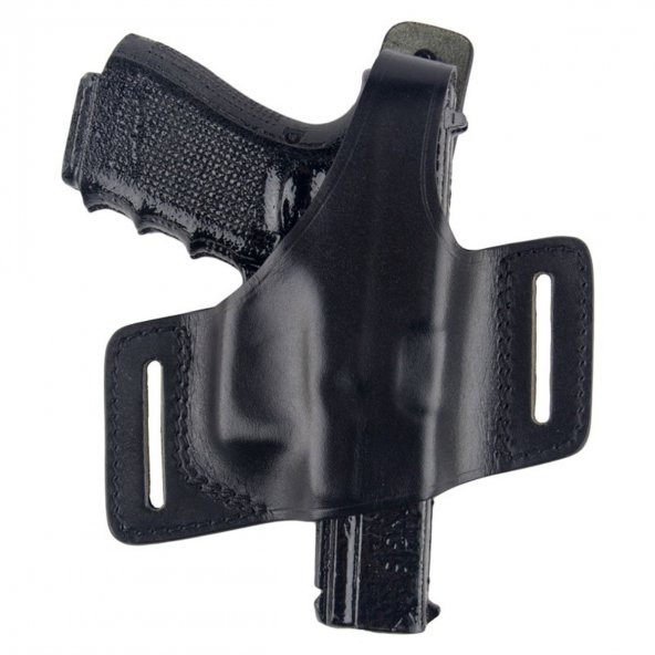 Beretta F92 Deri Tabanca Kılıfı Yarım Kelebek Siyah