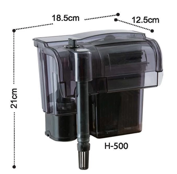 Dophin H500 Askı Filtre 510 lt/h - 3