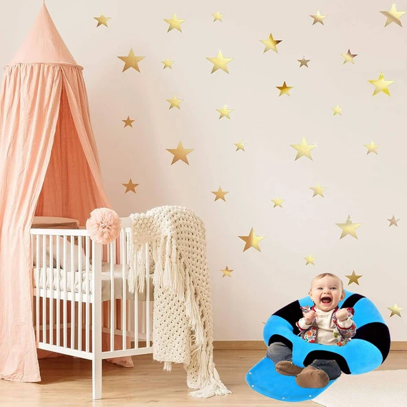 Bebe Yatmaz Bebek Oturma (Destek) Minderi - Mavi Lacivert - 3