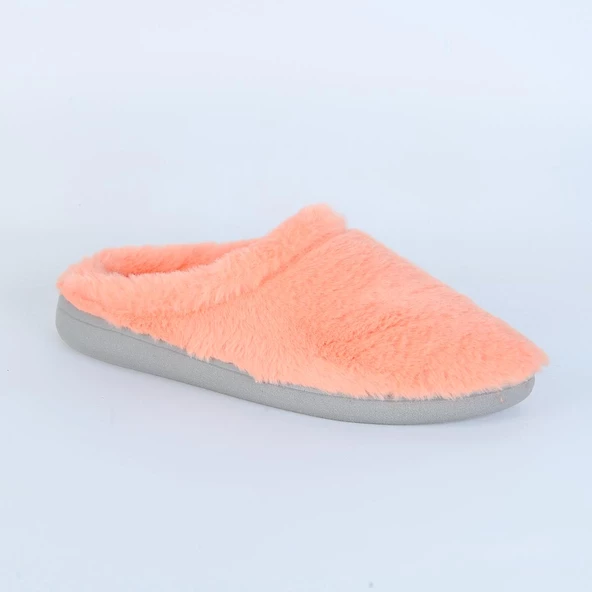 Gezer 14670 Oranj-Çakıl Kadın Kapalı Kışlık Düz Terlik - 2
