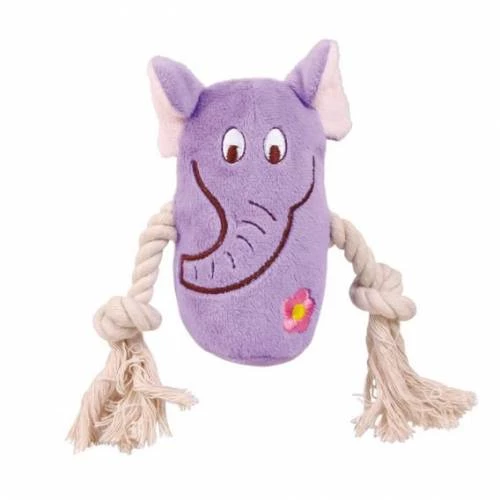 Trixie köpek oyuncağı , peluş ipli 13cm - 2