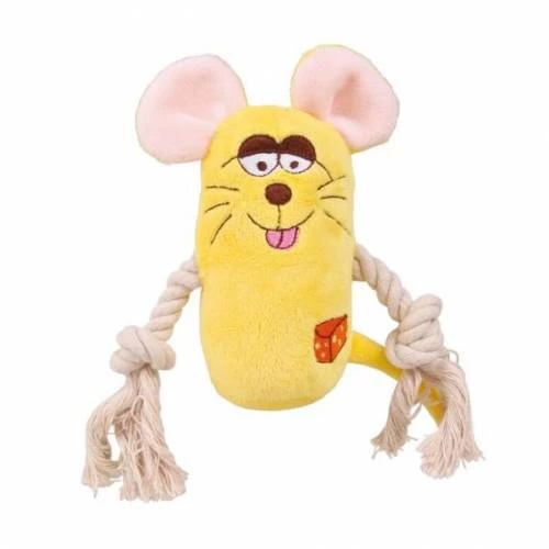 Trixie köpek oyuncağı , peluş ipli 13cm - 4