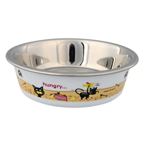 Trixie kedi mama ve su kabı, paslanmaz,0,23lt 12cm - 3