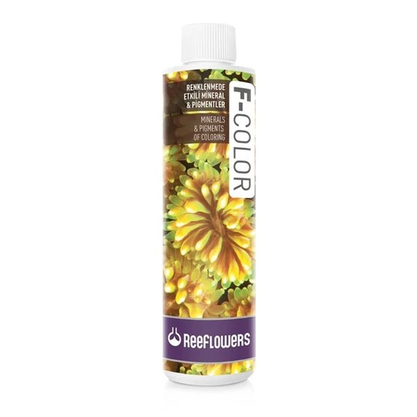 Reeflowers F-Color 250 ml. Skt:06/2028 Mercan Renk Katkı Tuzlu Su içindir ürün görseli