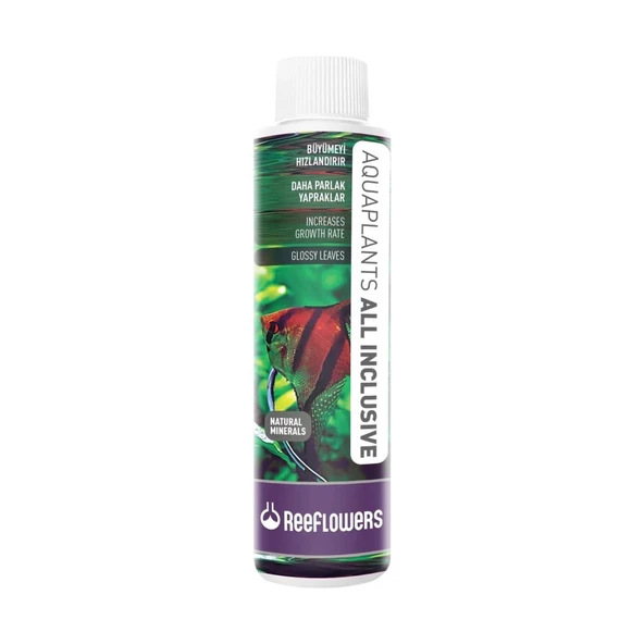 Reeflowers AquaPlants All Inclusive 500 ml.  Skt:07/2028       Bitki Sıvı Gübre, Büyümeyi Hızlandırır, Daha Parlak Yapraklar