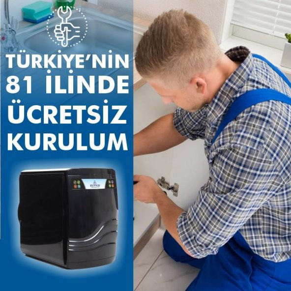 Hypnos 12 Aşamalı Pompalı LG Membranlı Alkali Su Arıtma Cihazı Ücretsiz Kurulum - 2