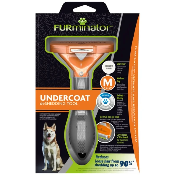 Furminator Short Hair M Dog Turuncu Yeni Seri Orjinal Garantili Bandrollü ürün görseli