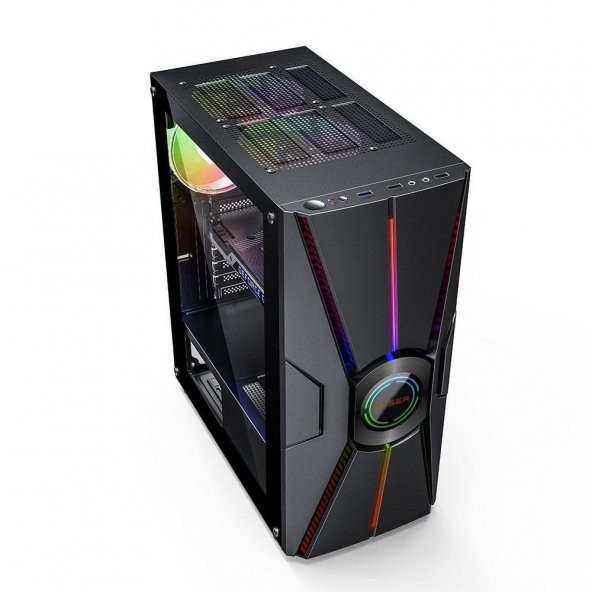Xaser Xsr365 i7 4770 16GB Ram 256GB SSD 8GB RX580 Ekran Kartı 24" Dual Curved Oyun Bilgisayarı - 4