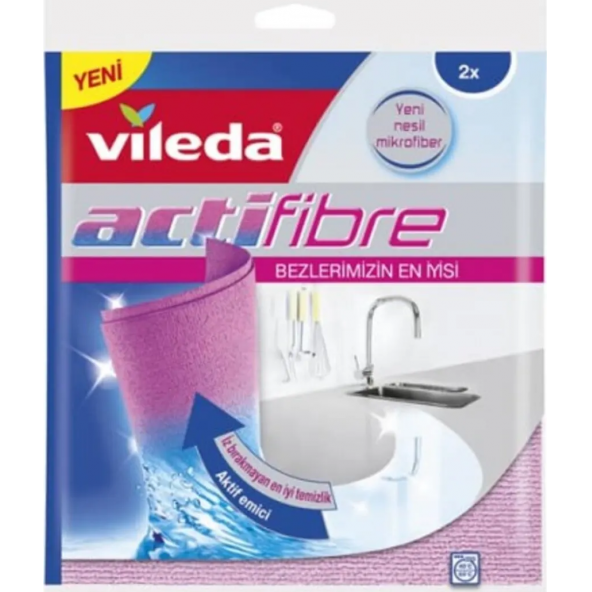 Vileda Actifibre 2'li Temizlik Bezi