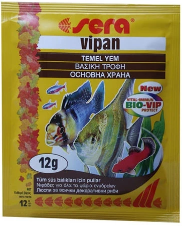 Sera Vipan 12gr Pul Balık Yemi Orjinal Paketinde Skt: 05/2028
