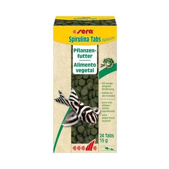 Sera Spirulina Nature Tabs 24 Tablet Skt :09/2027 Orjinal Kutusunda