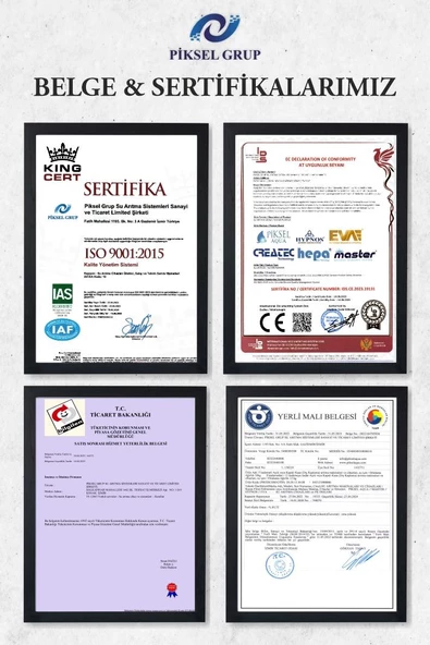Piksel Aqua 12 Aşamalı Pompalı Alkali Mineralli Açık Kasa Su Arıtma Cihazı - 6