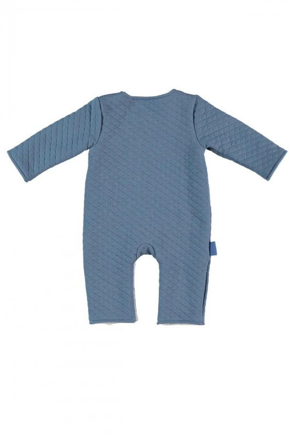 MonaRoza Erkek Bebek Yandan Çıtçıtlı Bebek Tulum 21-929 - 2