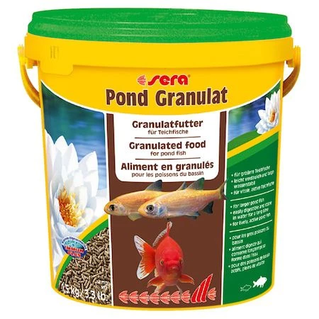 Sera Pond Granulat 10 lt. Kova Japon Balığı Yemi  Orjinal Kovasında  SKT : 04/2028