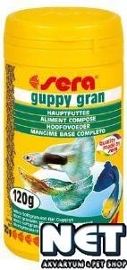 Sera Guppy Gran 250 ml. 120 gr Skt: 11/2027 Lepistes Balık Yemi Orjinal Kutu - 2