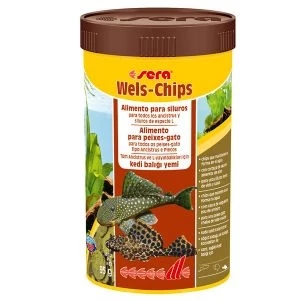 Sera Wels chips 250 ml 95 gr. Skt :04/2027 Orjinal kutusunda Vatoz Ve Çöpcü Yemi - 2