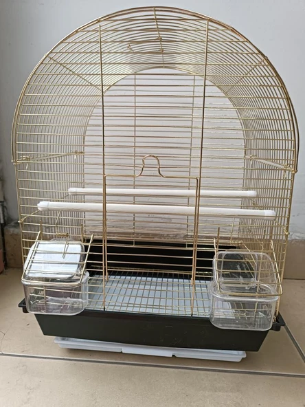 QH Kuş Kafesi Pirirnç (34.5 x 28 x 45.5) H89201-P Muhabbet ve Kanarya için