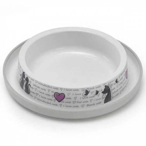Moderna Trendy Love Kedi Mama Kabı 210 ml Ölçü : 15 cm - 3 cm
