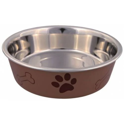 Trixie köpek paslanmaz mama ve su kabı 1,4l/ø21cm - 1