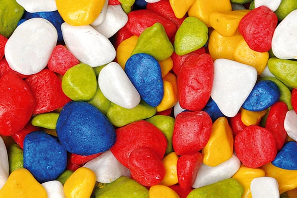 Vitasand REF-179 Karışık Renkli Çakıl 350 gr 10 mm - 2